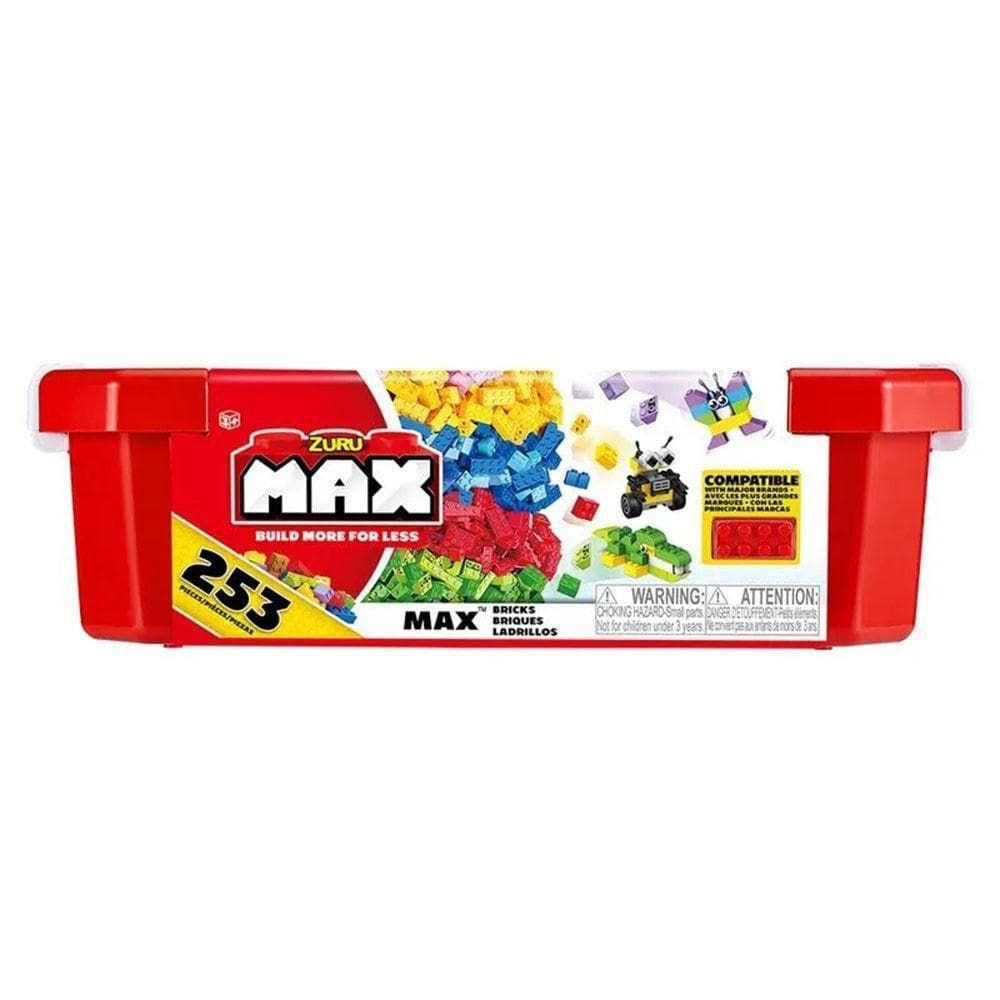 Conjunto De Blocos De Construção Max Candide 253 Peças Colorido