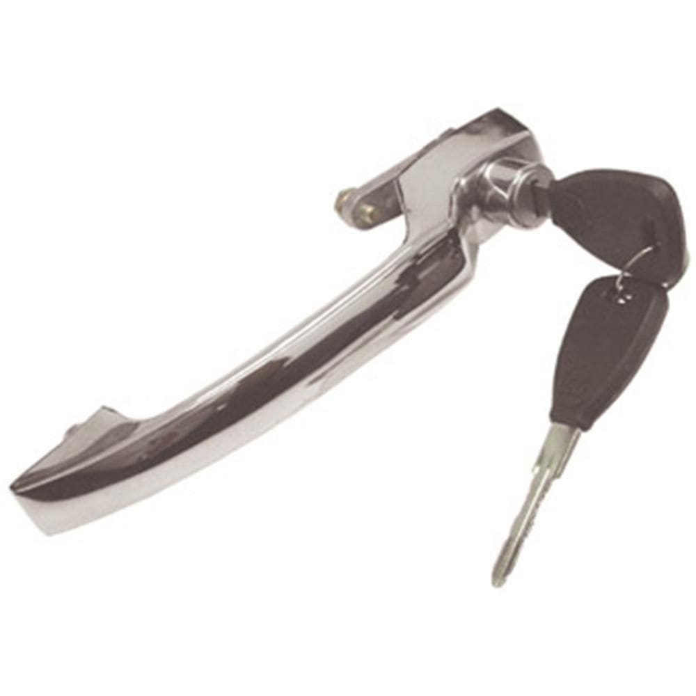 Maçaneta Externa Porta C- Chave Zamac Linha 608 Cromada