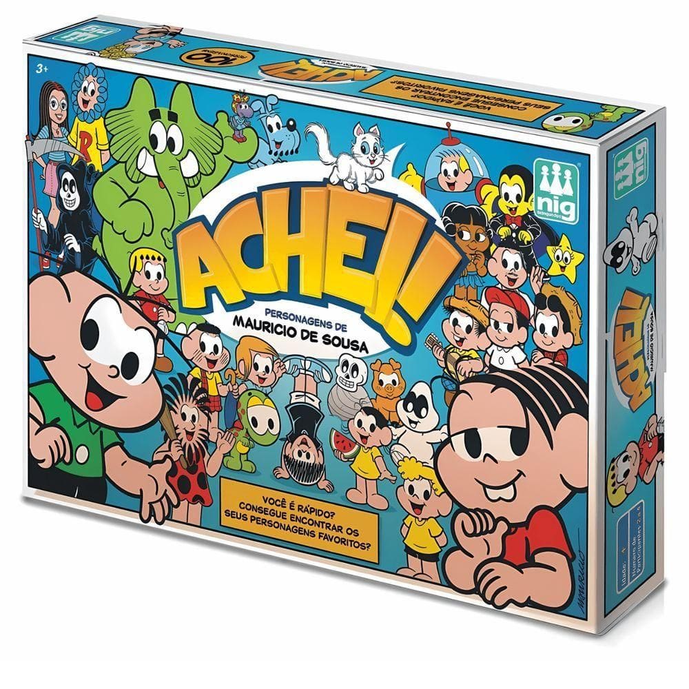 Jogo Achei - Turma Da Mônica - Nig Brinquedos