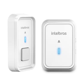 Campainha Sem Fio Intelbras Cib 101 Branca | Com Bateria Duração 5 Anos
