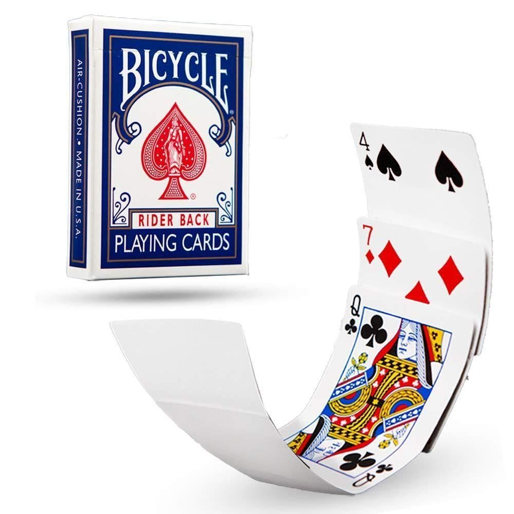 Baralho Gimmick Dorso Branco Face Normal Bicycle Blank Back Card Best
