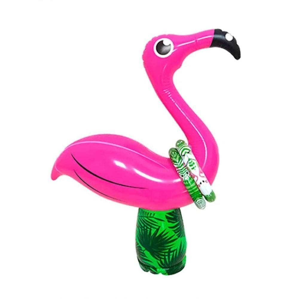 Jogo Para Piscina Flamingo Com Argolas Bel
