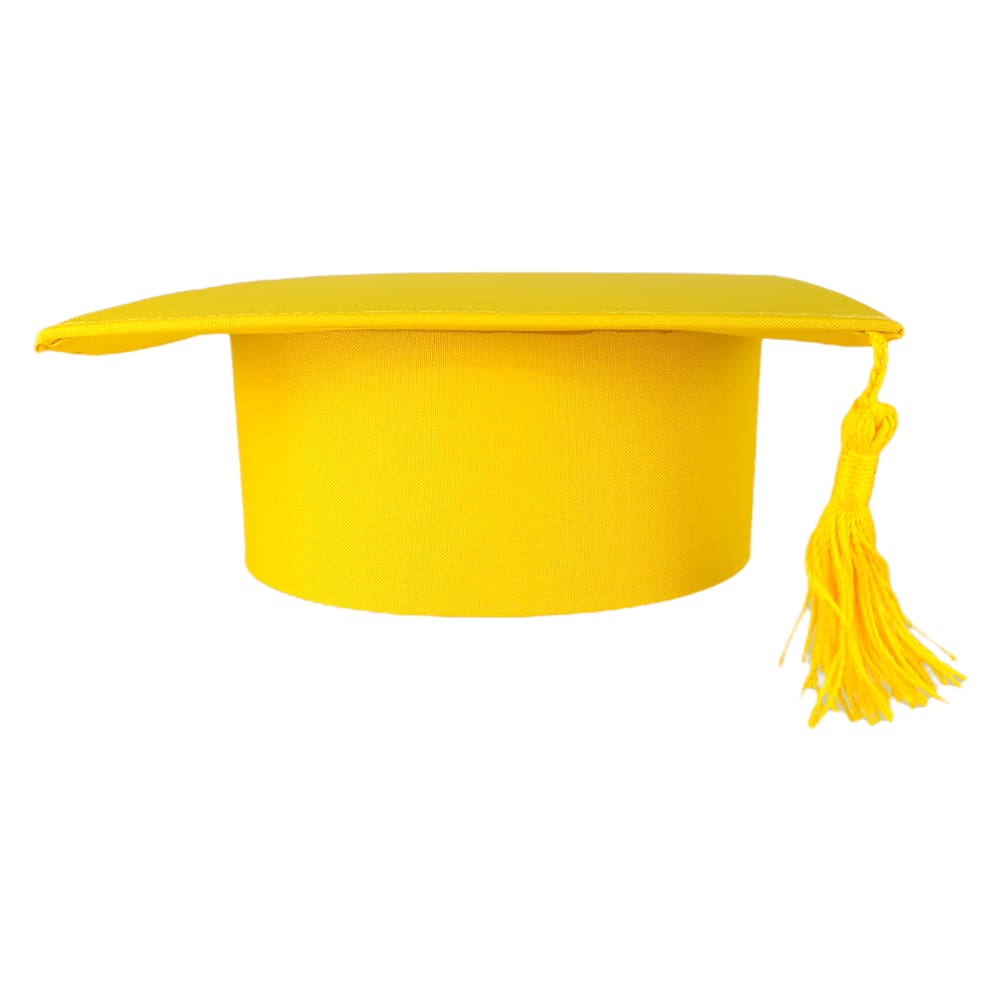 Capelo Para Formatura Infantil Amarelo
