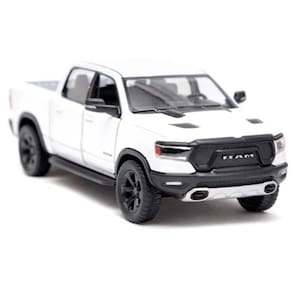 Veiculo Miniatura Dodge Ram 1500 Branco 12Cm Escala 1/46