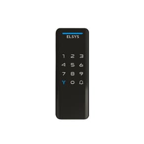 Fechadura Digital De Sobrepor Vertical Pop Esf-ds1100v Preta Elsys
