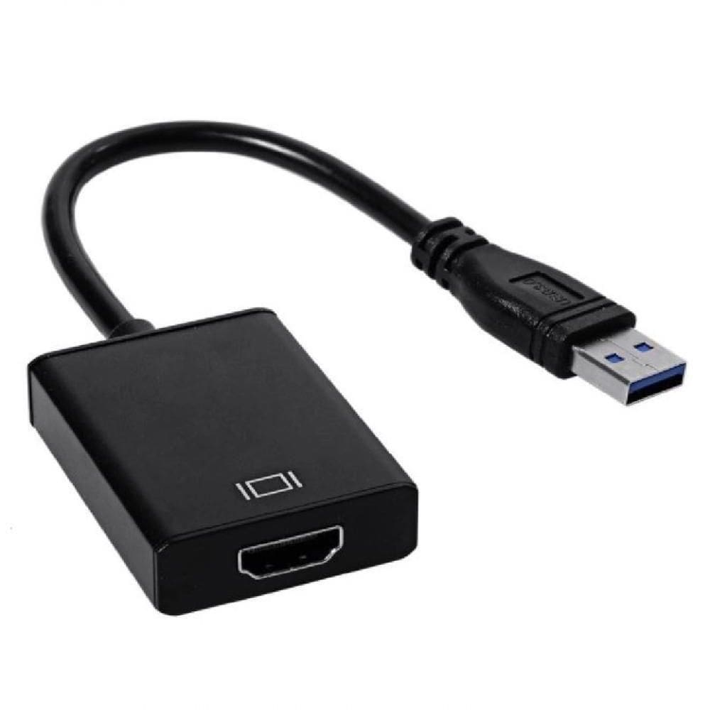 Convesor Adaptador Usb 3.0 X Hdmi 1080p Audio Video Compativel Pc Win 7-8-10