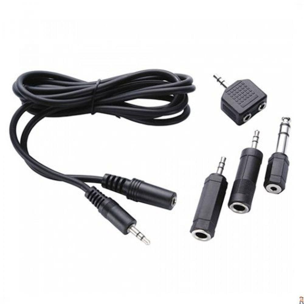 Kit Adaptador Cabo P2 St+j2 St 1,80m Com 4 Adaptadores