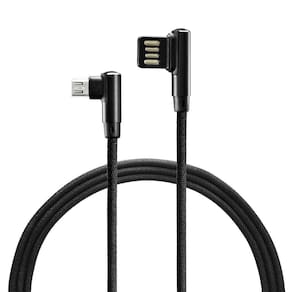 Cabo Micro Usb 90 Multilaser Warrior Wi388 Nylon 1,2m