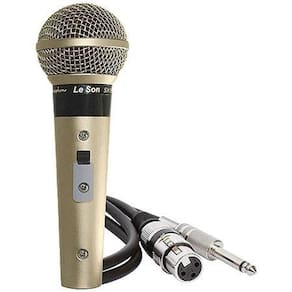 Microfone Profissional Sm58 P4* Champanhe Acompanha Cabo De 5 Metros