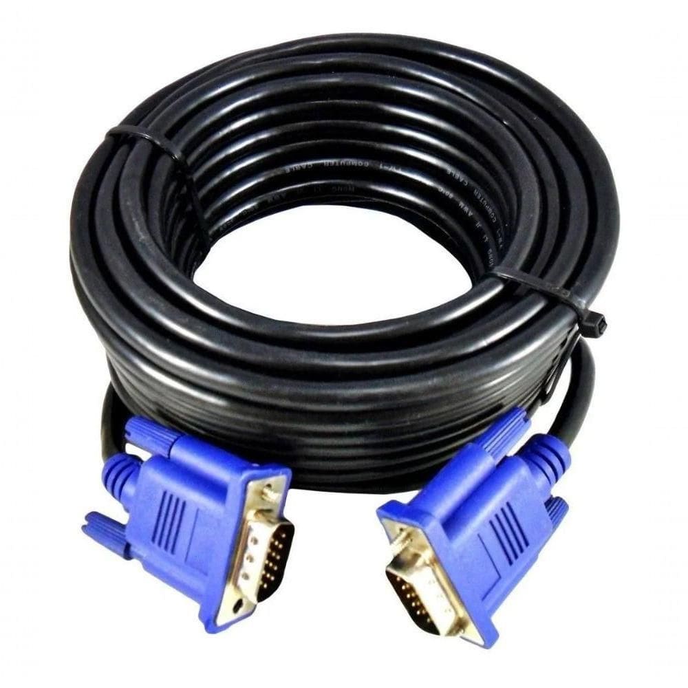 Cabo Para Monitor E Projetor Vga Db15 Com Filtro 5 Metros