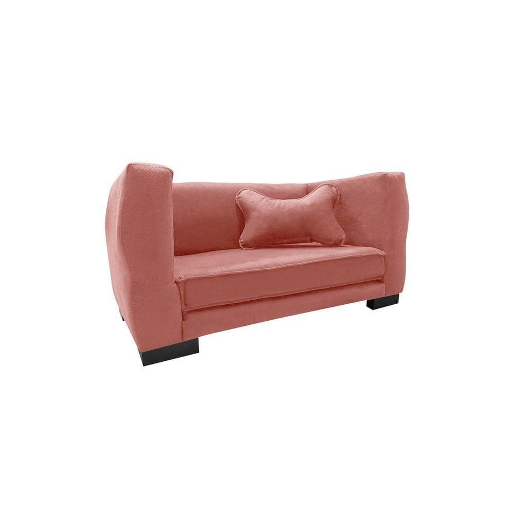 Cama Poltrona Pet Baby Pequeno Porte Liso Rosa