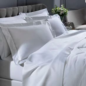 Kit De Cama Buettner King 1000 Fios Dobra Feita 4 Pçs Branco