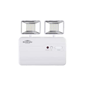 Bloco Autônomo Led 2 Faróis Quadrado - Blumenau Iluminação 5w 1200 Lumens