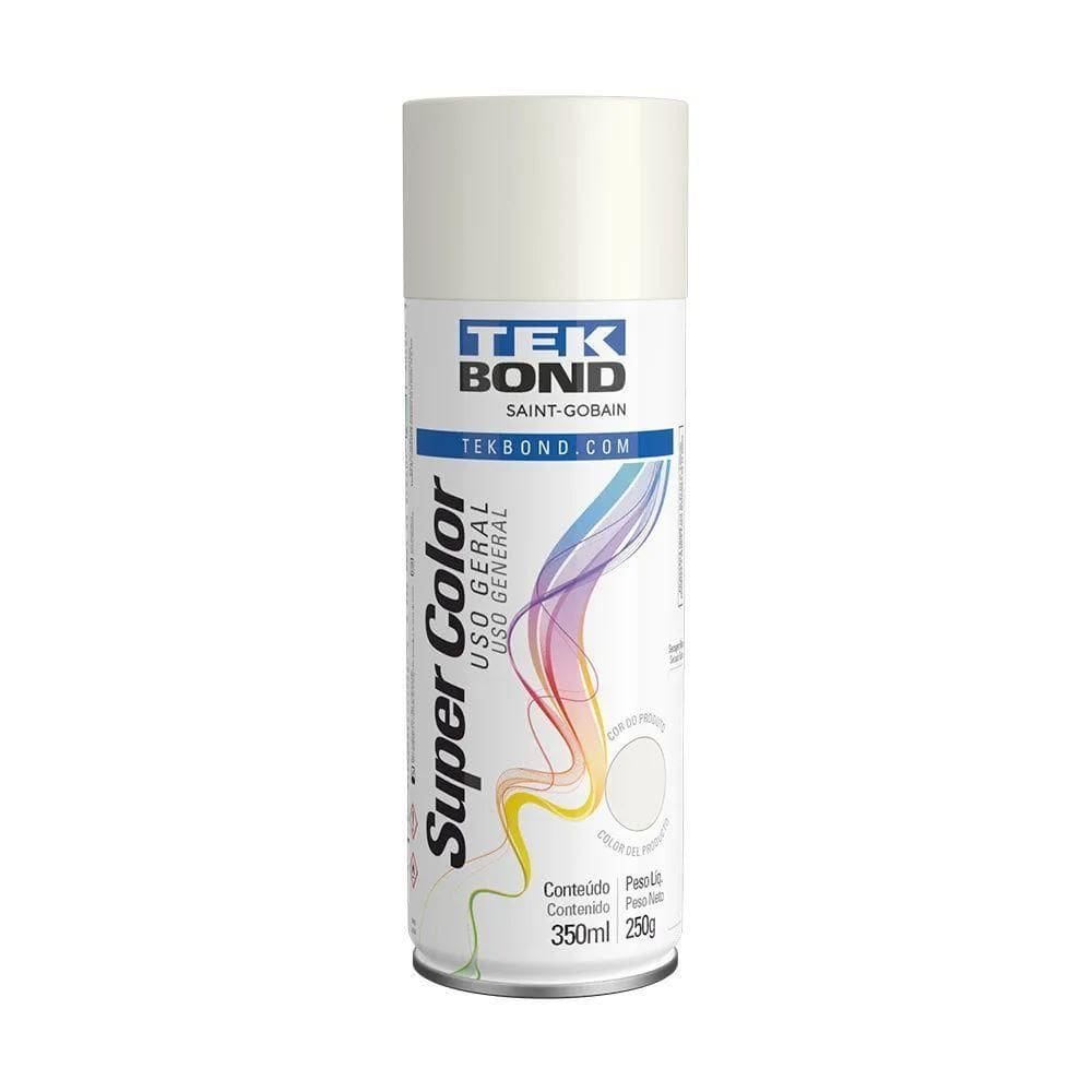 Tinta Spray Branco Fosco 350ml Tek Bond