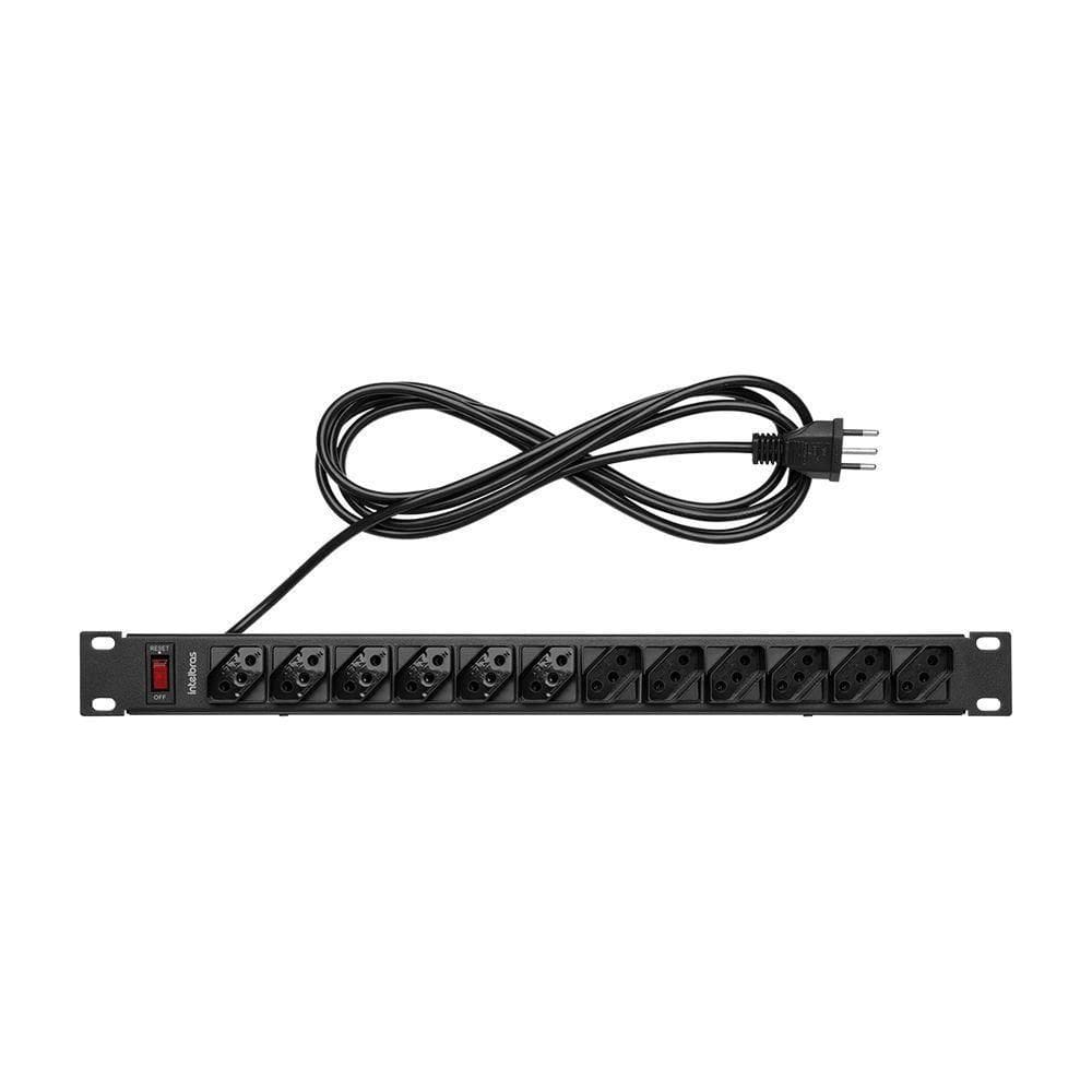 Protetor Eletronico Intelbras Com 12 Tomadas Para Rack -... - Linha Exclusiva