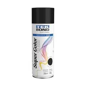 Tinta Spray Preto Fosco 350ml Tek Bond