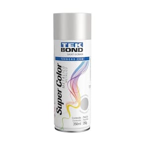 Tinta Srapy Prata Metalico 350ml Tek Bond