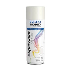 Tinta Spray Branco Brilhante 350ml Tek Bond