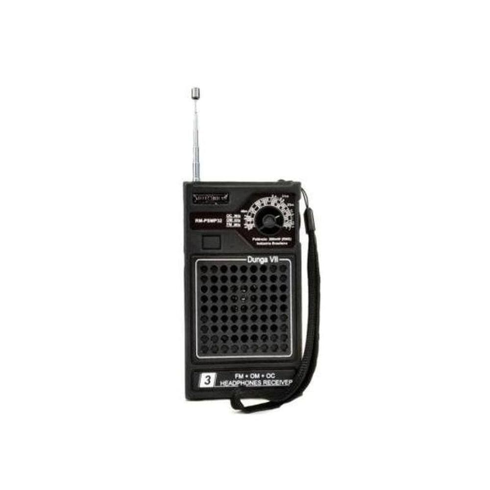 Rádio Portátil Rm-psmp32 Preto Motobras