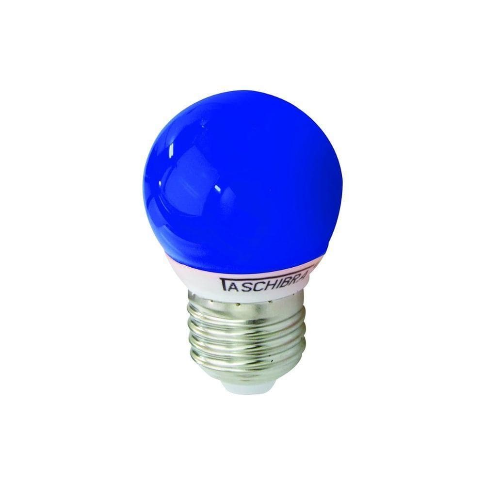 Lâmpada Led Bolinha 1w - Taschibra Azul