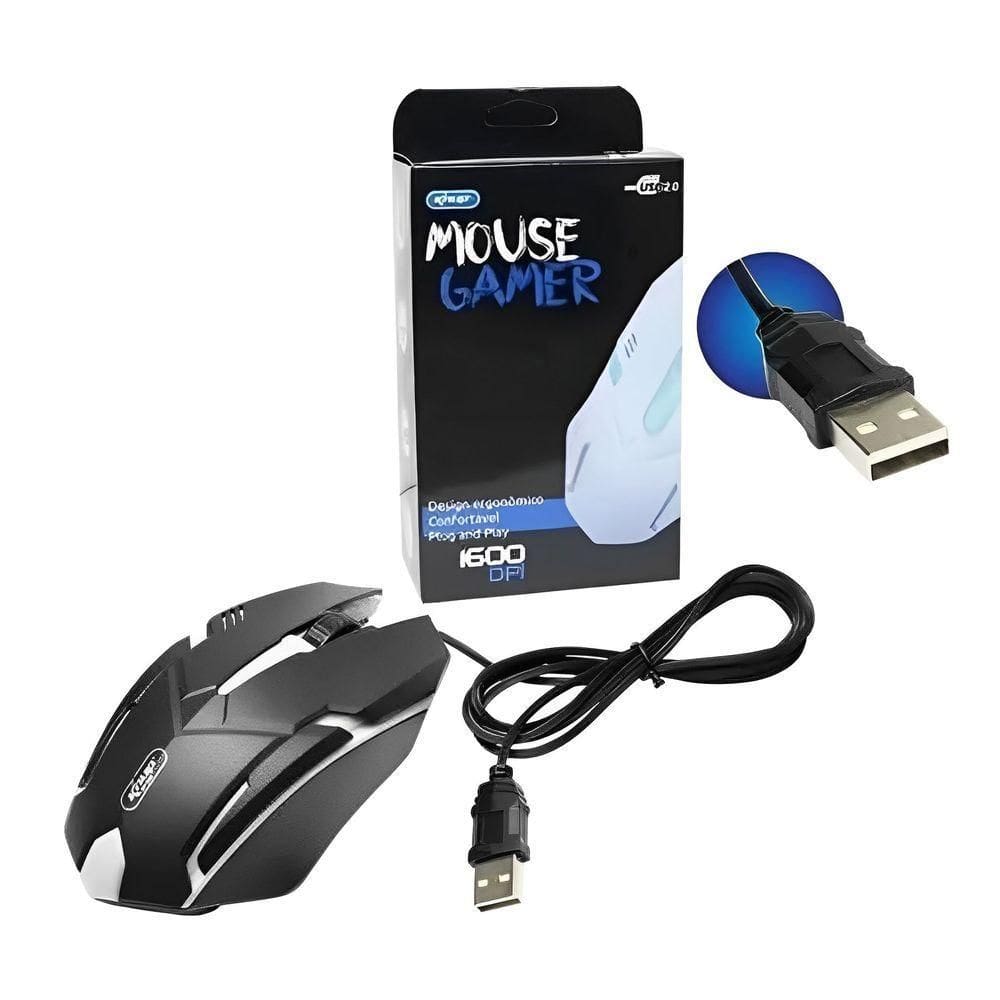 Mouse Gamer - 1600 Dpi - Knup