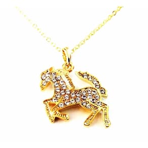 Colar Gargantilha Cavalo Country Folheado 18k