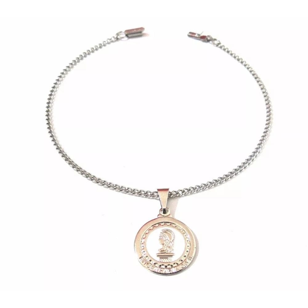 Pulseira Aço Inox Engenharia Civil Detalhe Branco