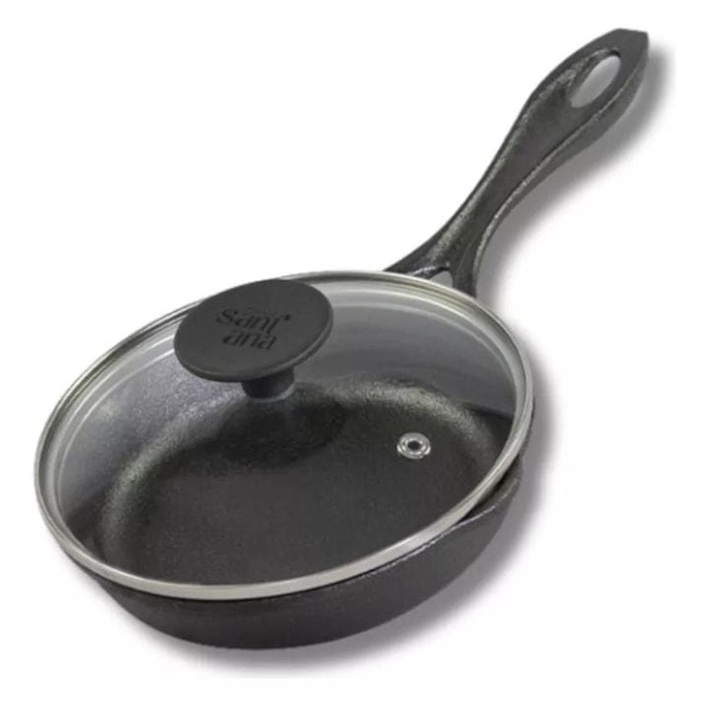 Frigideira Lider Cabo Ferro Tampa Vidro Santana 20 Cm