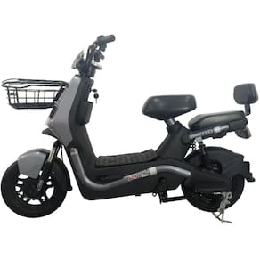 Bicicleta Scooter Elétrica Autopropelida 600W Eko-7 Duos Cinza
