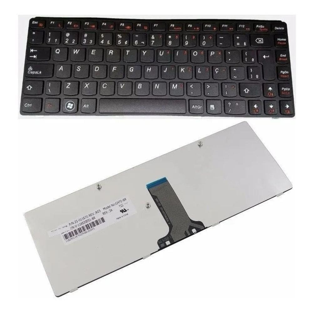 Teclado Para Lenovo Ideapad G470 G470Ah G470Gh G475 Novo