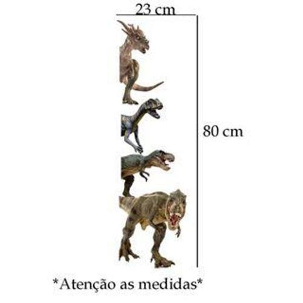 Adesivo De Porta Dinossauro 3D Mod01