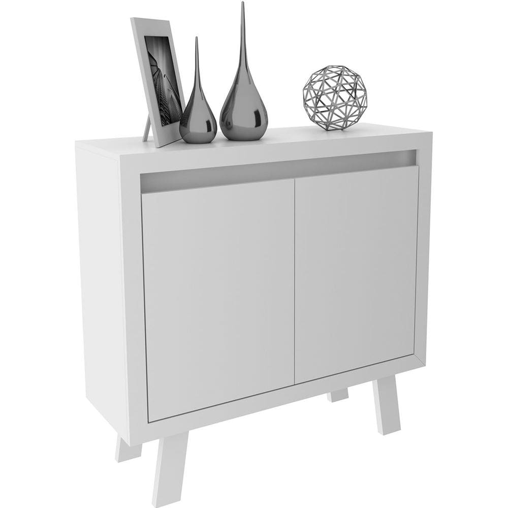 Balcão Armário para Escritório com 2 portas e 1 Prateleira