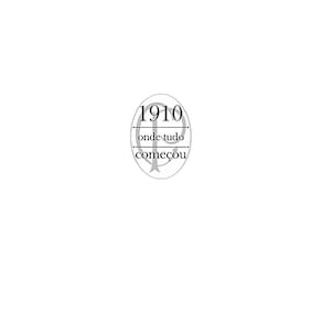 Adesivo De Parede 1910 Onde Tudo Começou