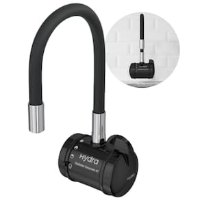 Torneira Hydralar 4T Parede Flex 5500W 220V Preta Hydra