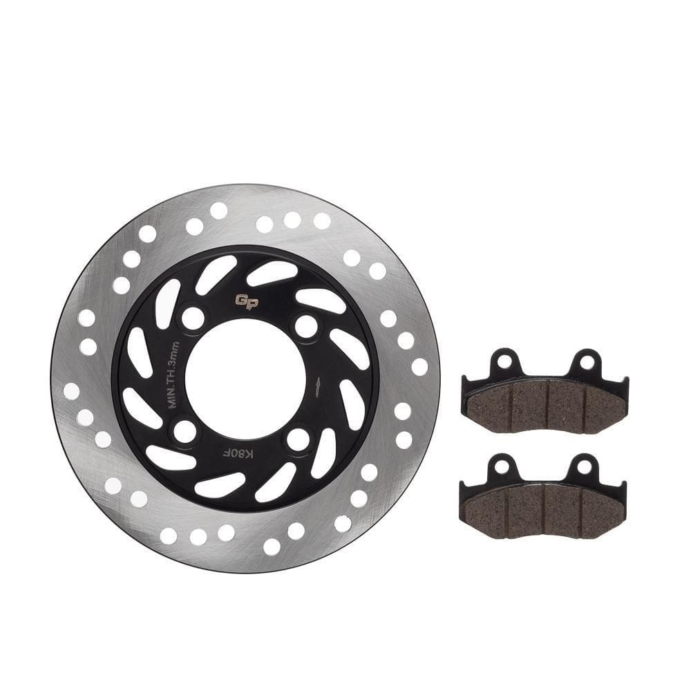 Disco Com Pastilha De Freio Dianteiro Gp7 Elite 125 18/