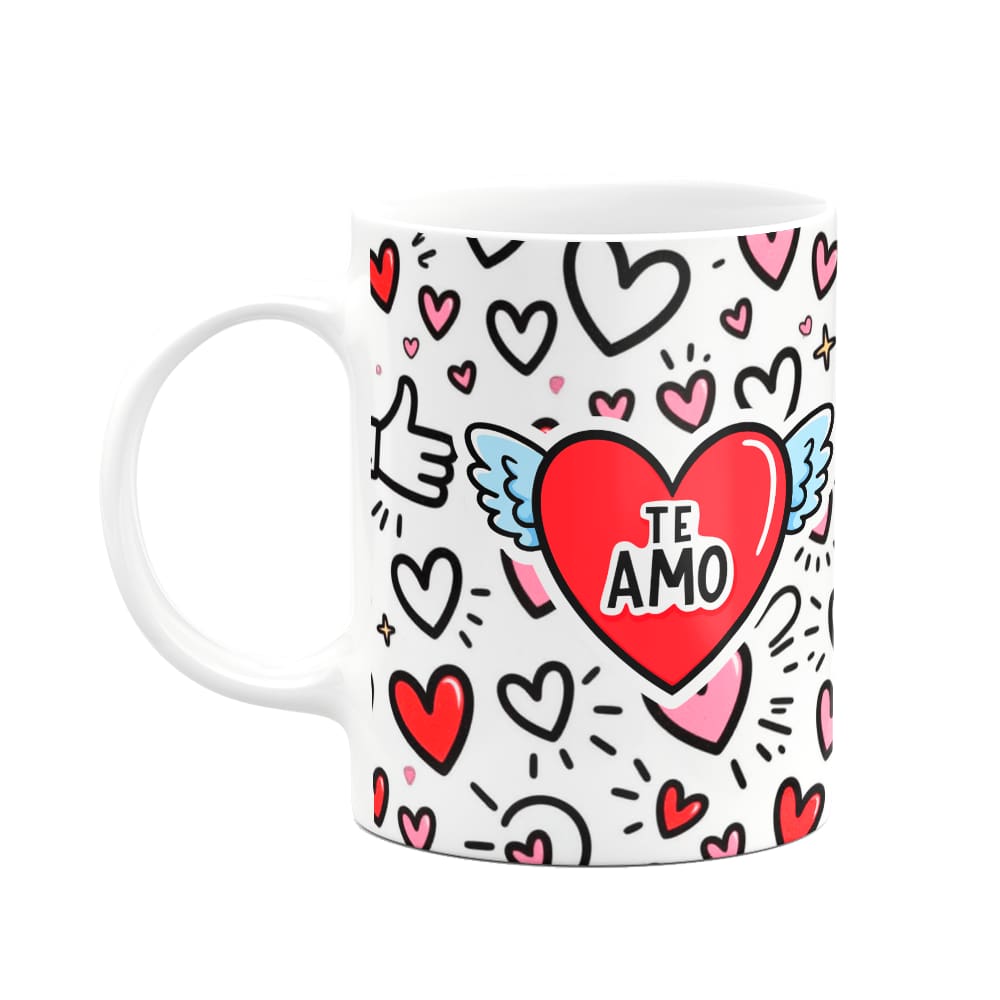 Caneca Namorados - É no seu abraço que o mundo faz sentido - M3