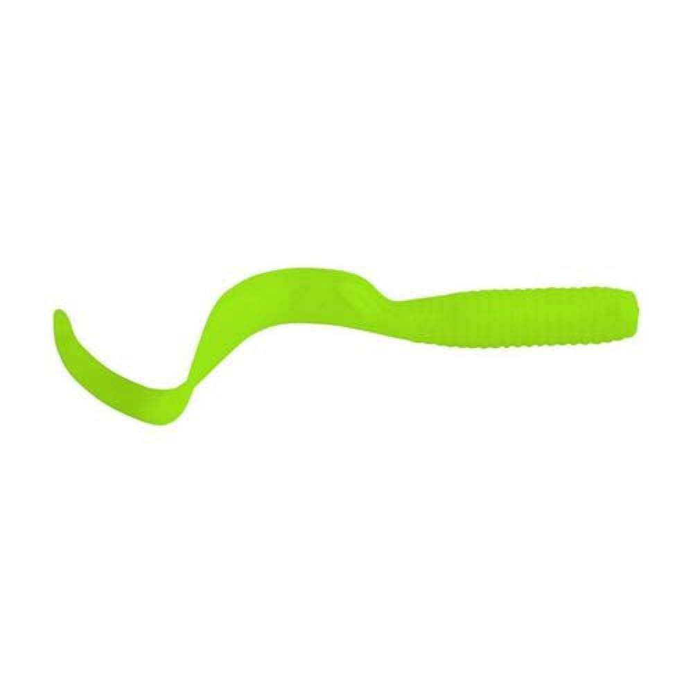 Isca de pesca macia Berkley Gulp! Grub Chartreuse 4 para água salgada