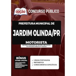 Apostila Concurso Jardim Olinda Pr - Motorista