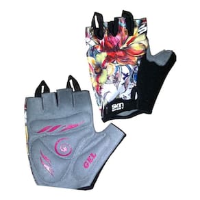 Luva Skin Feminina Meio Dedo Gel - Skin Sport
