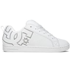Tênis DC Shoes Unissex Couro Court Graffik IMP | Branco