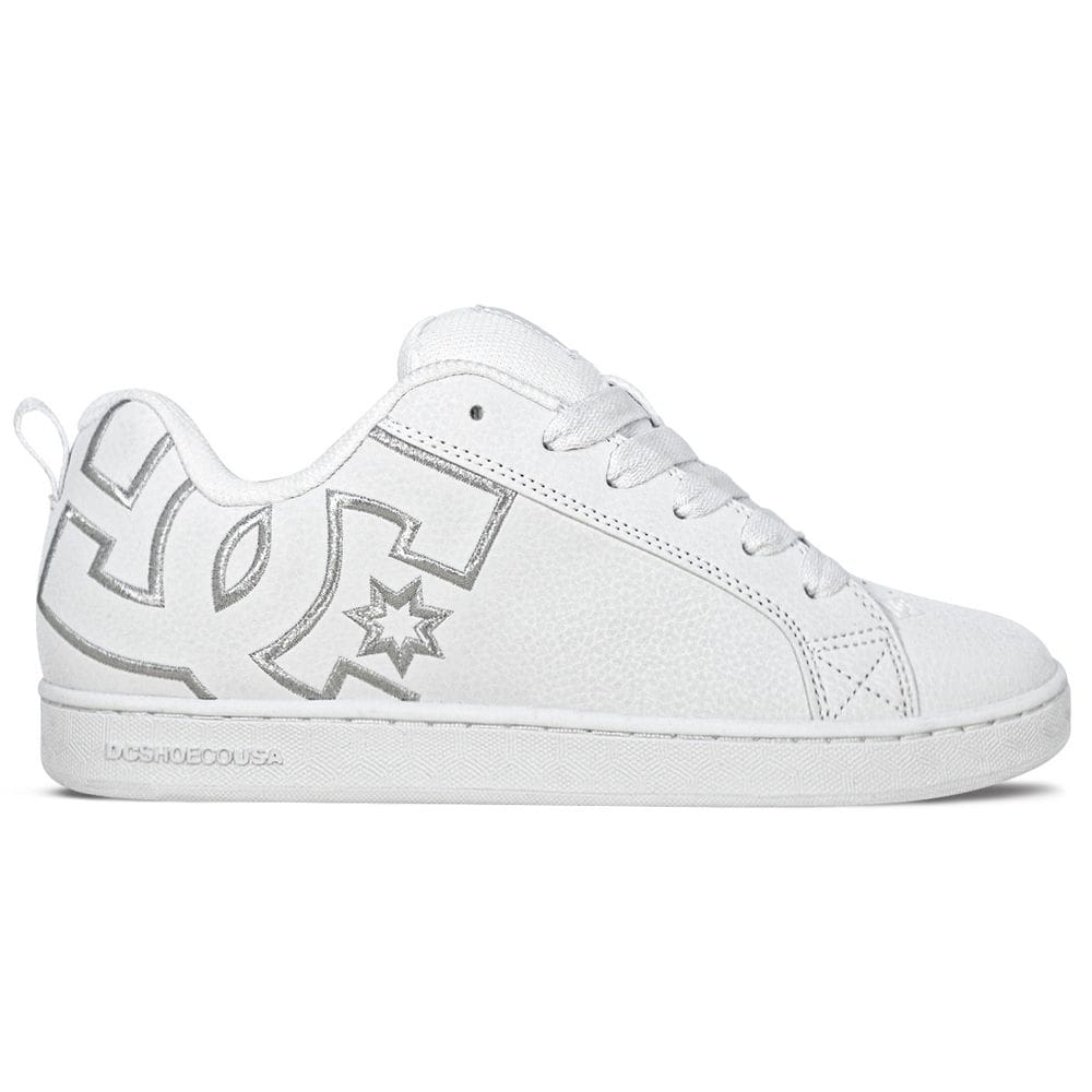 Tênis DC Shoes Unissex Couro Court Graffik IMP | Branco