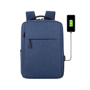 Mochila Bolsa Slim Unissex para Notebook saída USB Escola Faculdade Passeio Viagem