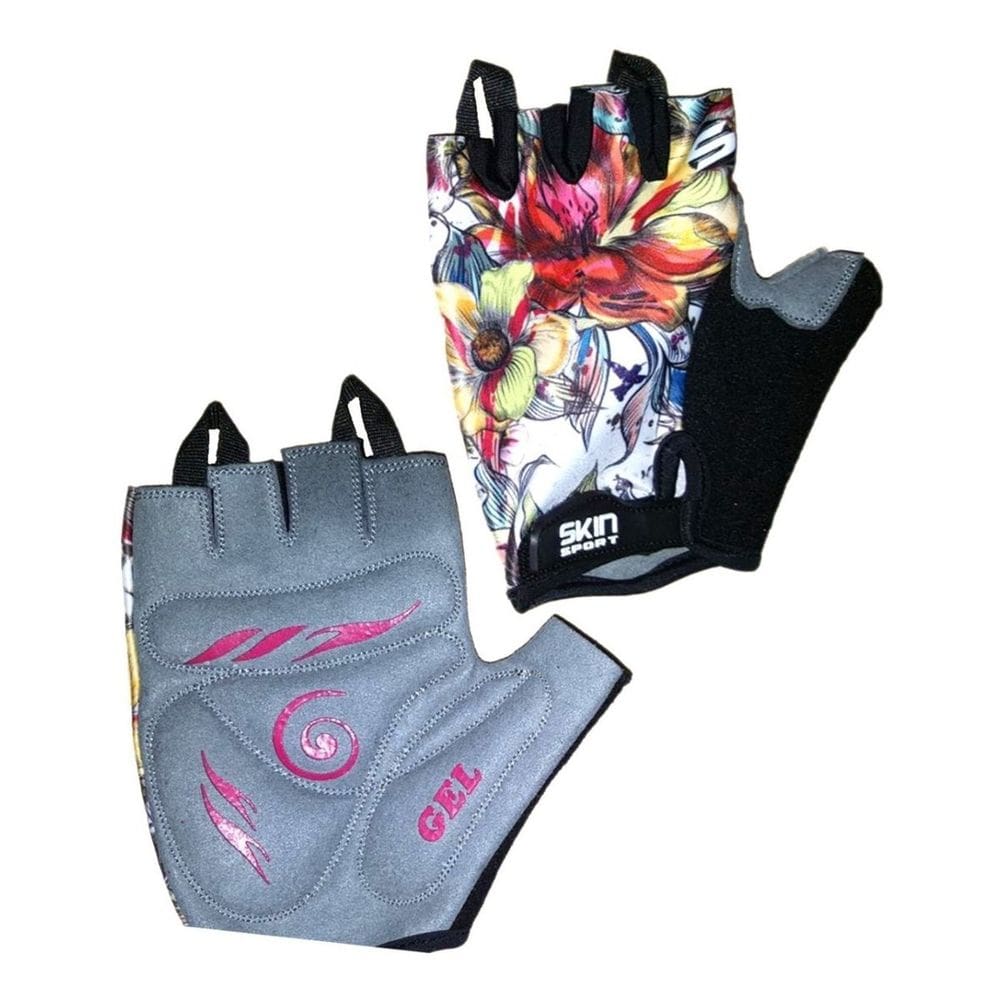 Luva Skin Feminina Meio Dedo Gel - Skin Sport