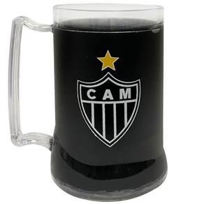 Caneca Atlético Mineiro Gel Congelante 400 ML Oficial Escudo