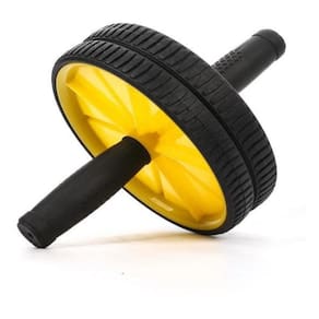 Kit Roda De Abdominal E Lombrar 18cm + Tapete Wct Fitness