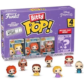 Bonecos Funko DISNEY PRINCESS Bitty POP 4PK