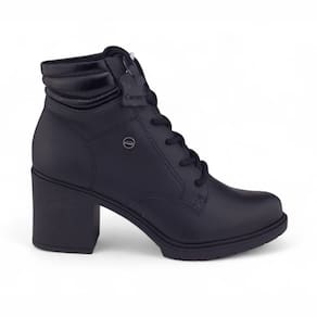 Bota Feminina Dakota Cano Curto D0461 Couro Coturno