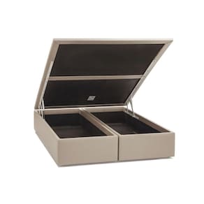 Cama Box Baú Casal Bipartido Universal Courano Clean (138 (2 vol 69x188x39)) - Ortobom