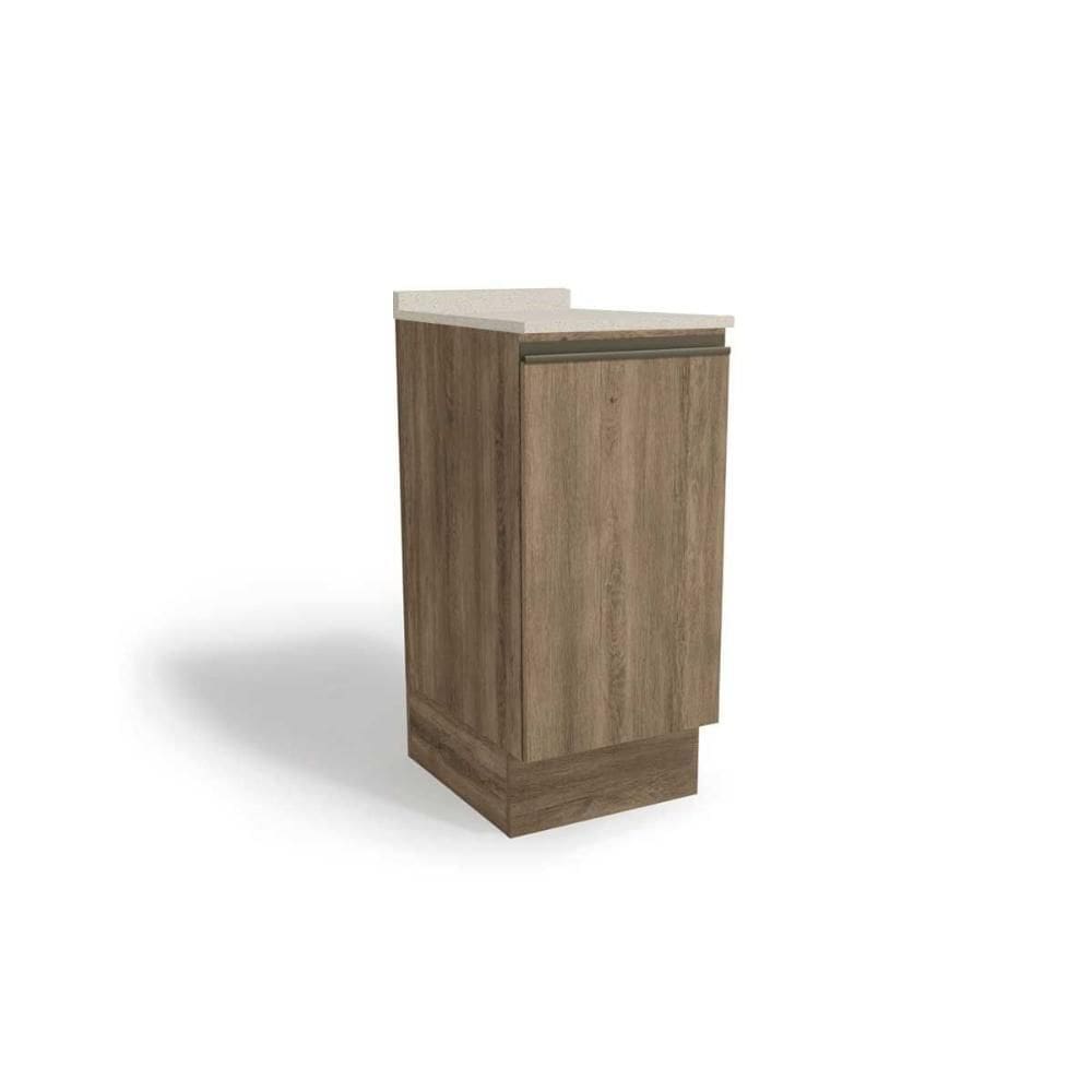 Cozinha Modulada Kappesberg Maxxi Nicho G741 c/ Tampo 40cm Nogal/Orion-Kappesberg