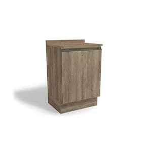 Balcão Cozinha p/ Cooktop c/ Tampo Maxxi G742 c/ 1 Porta 60cm Nogal/Nogal - Kappesberg